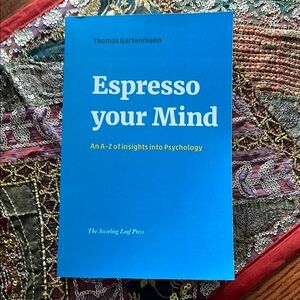 Espresso Your Mind Book in Blue